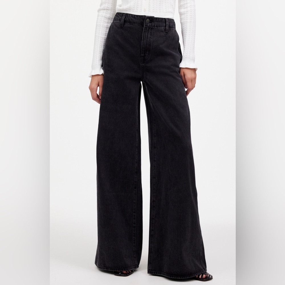 NWT Madewell Wide Sweep Trousers size 29